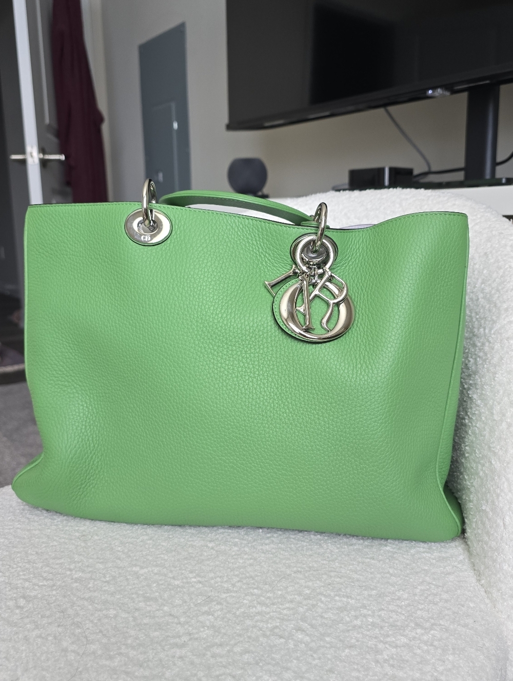 Dior Green Lady Tote